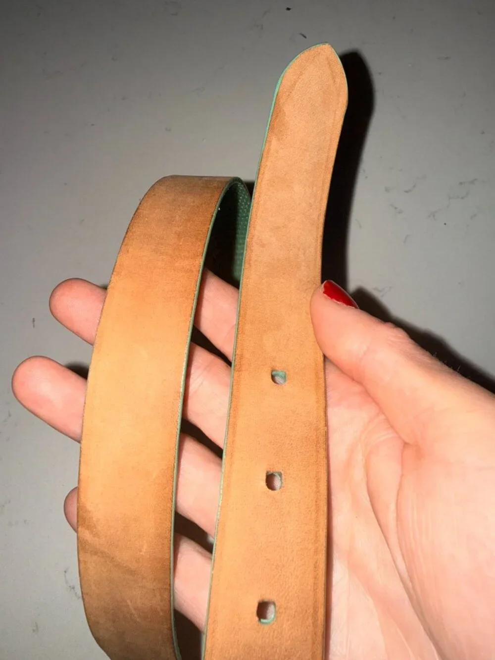 Rare Vintage Dolce & Gabbana Celadon Snakeskin Belt 105/42 + Gold Buckle